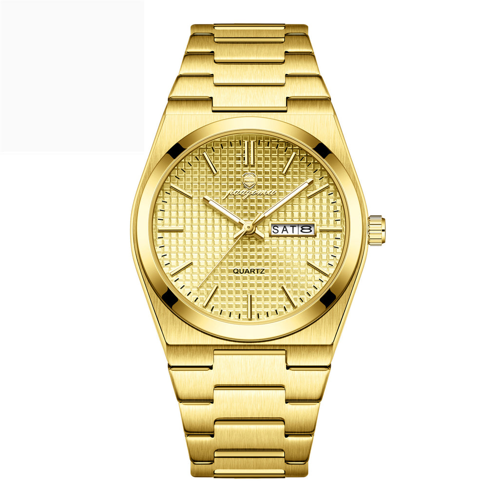 Luminous Quartz Waterproof Calendar Watch