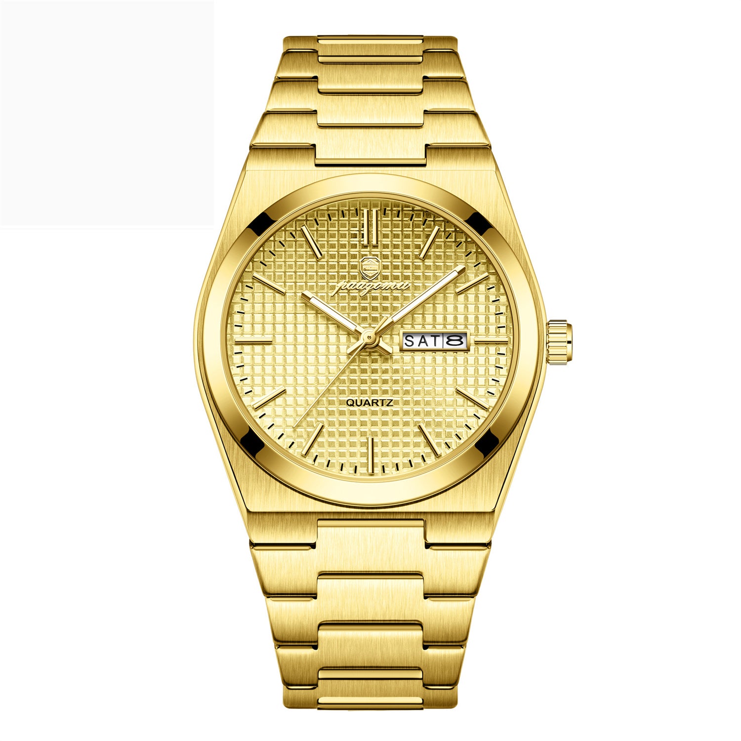Luminous Quartz Waterproof Calendar Watch