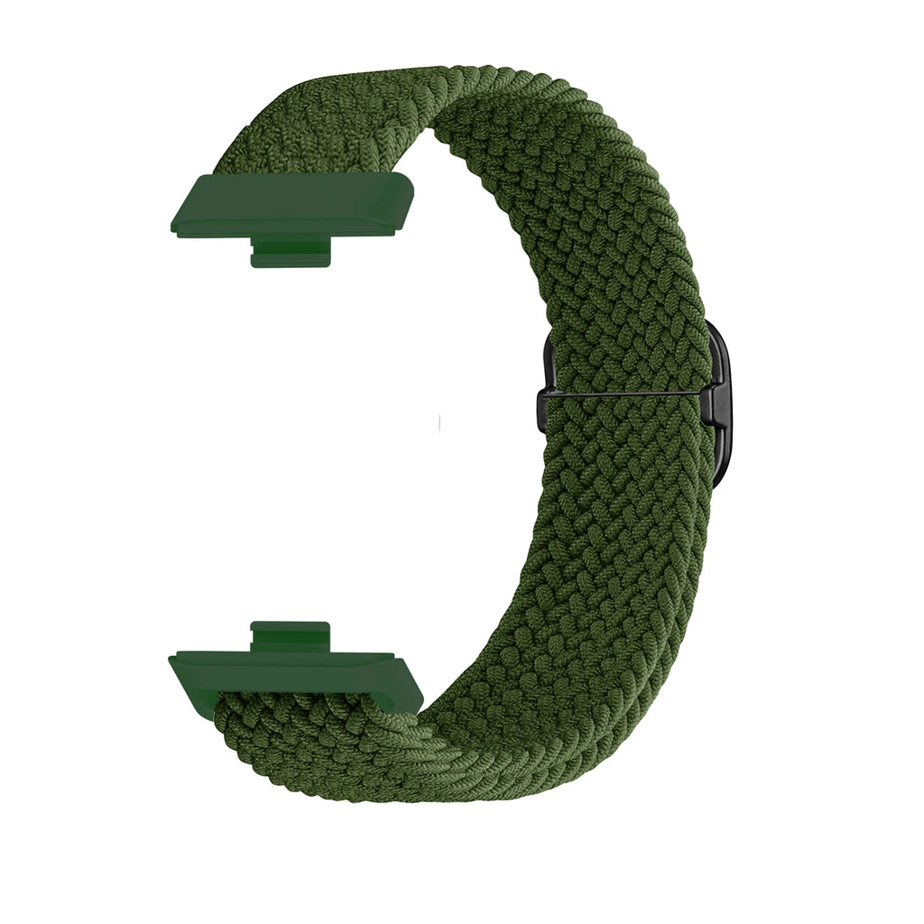 Braided Nylon WatchBand Strap For Huawei Watch Fit 5 4 3 Smart Wristband Braided Elastic Bracelet For Huawei Fit5 fit4 pro strap