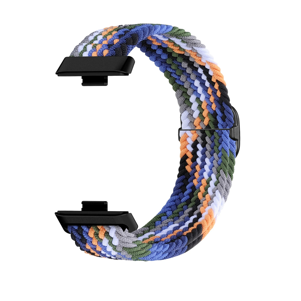 Braided Nylon WatchBand Strap For Huawei Watch Fit 5 4 3 Smart Wristband Braided Elastic Bracelet For Huawei Fit5 fit4 pro strap