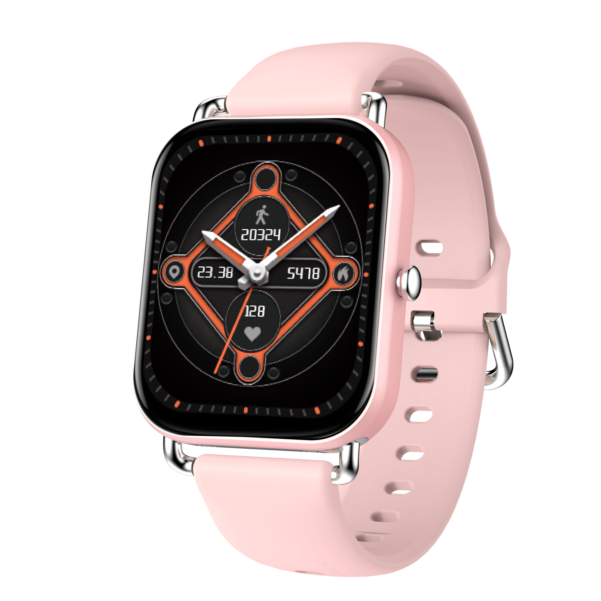 Body Temperature Measurement, Collision Color Sports Mode, Stylish Micro-engraved Smart Watch