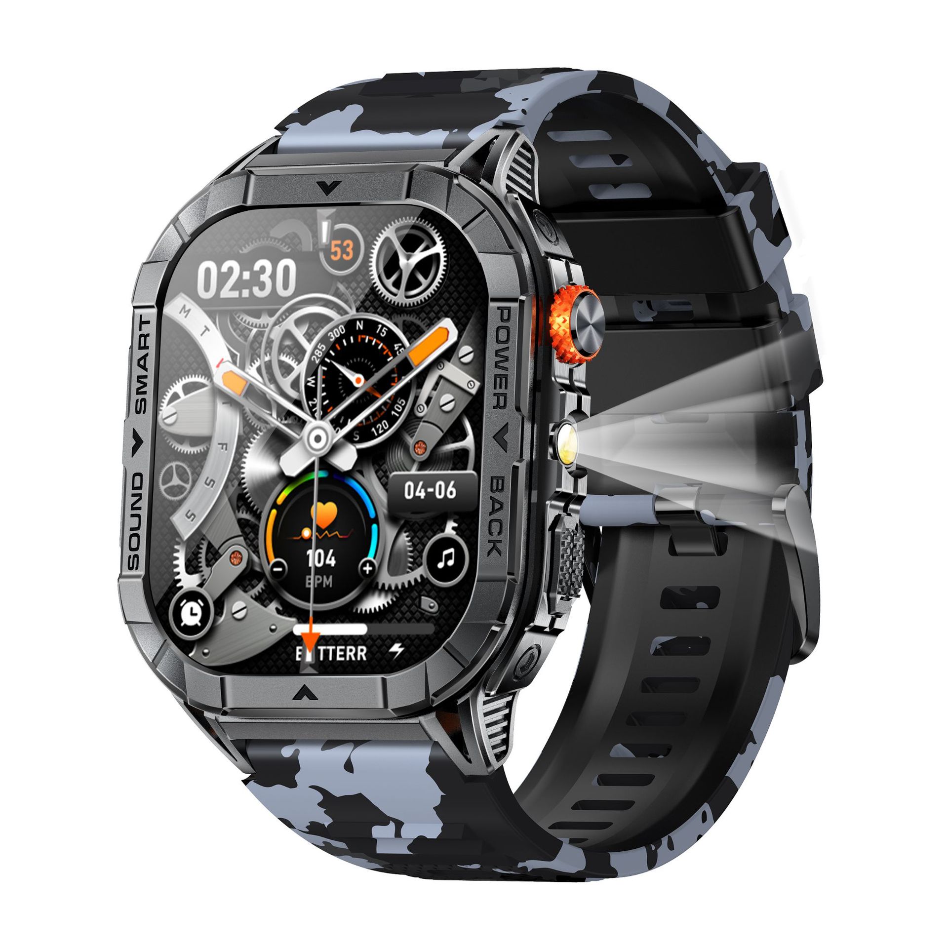 K70A Smartwatch With Heart Rate Monitoring And Bluetooth Calling