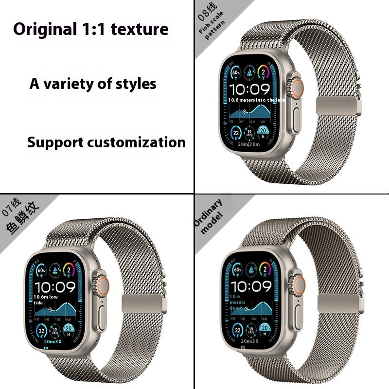 Suitable For Watch Strap Primary Color Milanis Steel Belt